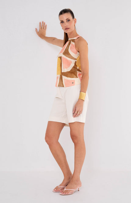 Maicazz Top Tikita Boho Geo Stretchshop.nl