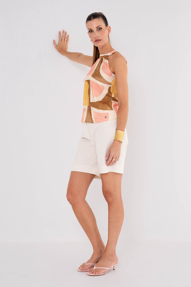 Maicazz Top Tikita Boho Geo Stretchshop.nl