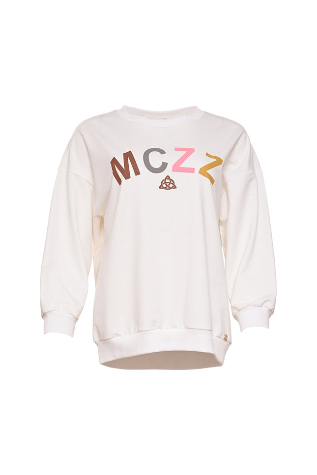 Maicazz Sweater Terra Offwhite Stretchshop.nl
