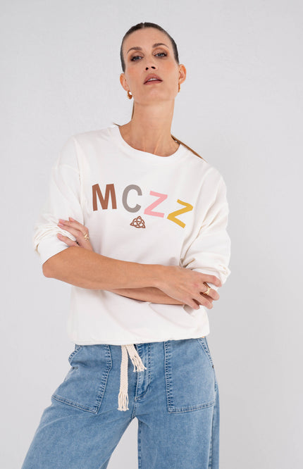 Maicazz Sweater Terra Offwhite Stretchshop.nl