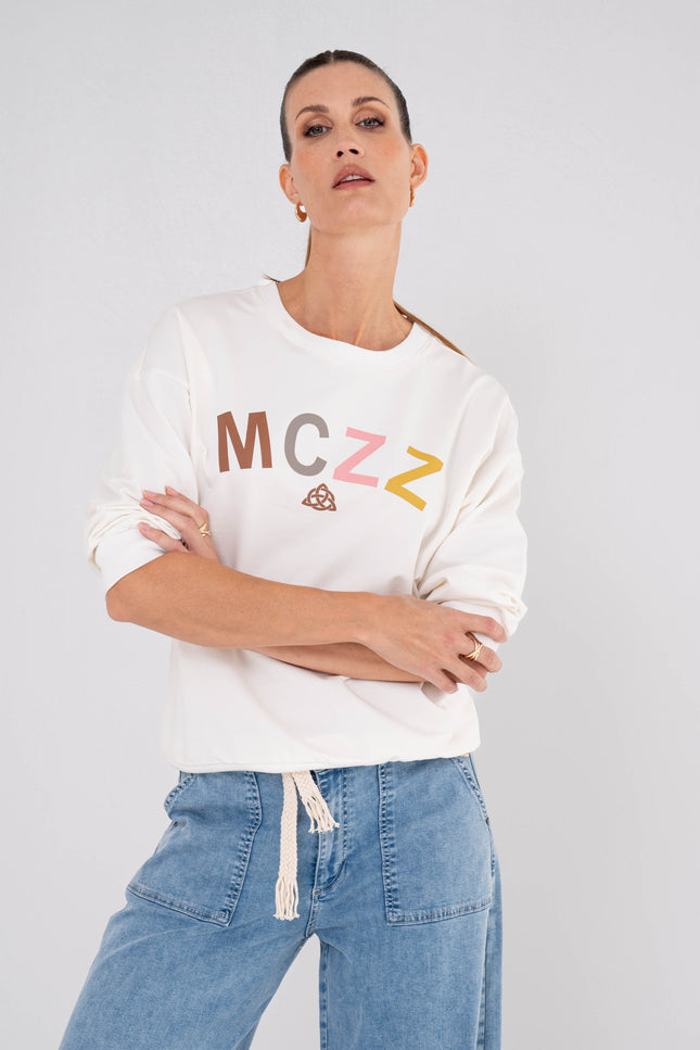 Maicazz Sweater Terra Offwhite Stretchshop.nl