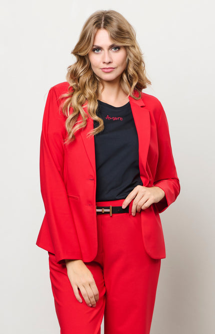 Heavy Travel Blazer Phileine Red BZ167
