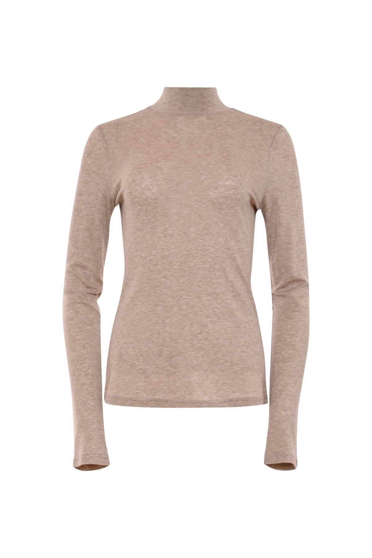 Maicazz & Zizo Vikerna Sand top in wit met dunne bandjes en ronde hals, gedragen door een model op een witte achtergrond