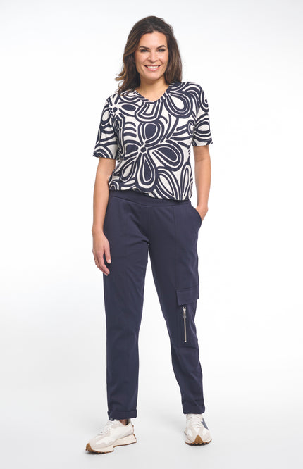 Zoso Broek Paloma Navy 261 Stretchshop.nl