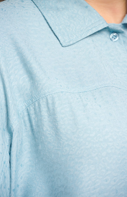 Zoso Blouse Vivian Sea Green 261 Stretchshop.nl