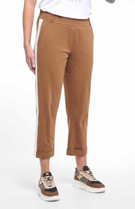 Zoso Broek Capri Vera Summer Camel 262 Stretchshop.nl