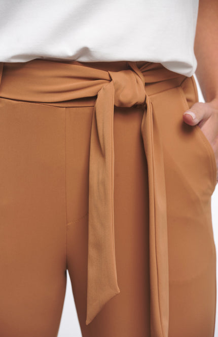 Zoso Travel Broek Belle Summer Camel 262 Stretchshop.nl