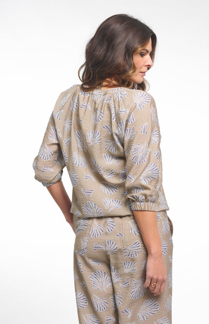 Zoso Blouse Lydia Sage 262 Stretchshop.nl