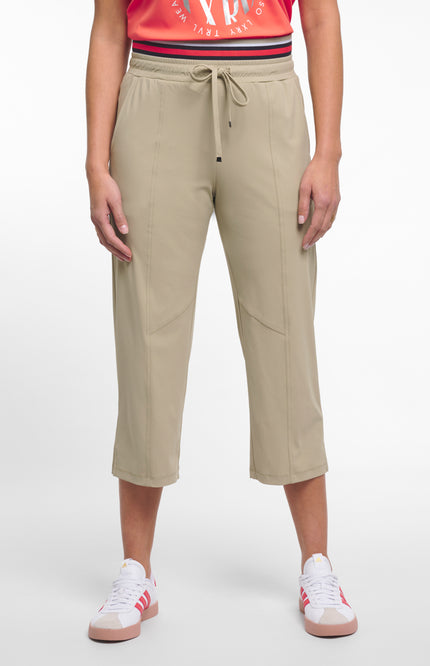 Zoso Travel Broek Capri Sylvia Sage 262 Stretchshop.nl