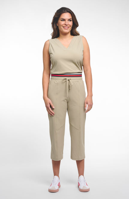 Zoso Travel Broek Capri Sylvia Sage 262 Stretchshop.nl