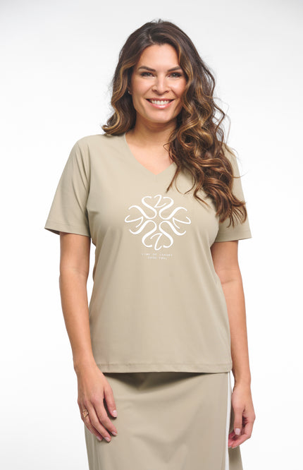 Zoso Travel T-Shirt Dion Sage 262 Stretchshop.nl