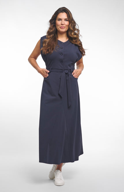 Zoso Travel Jurk Esther Navy 262 Stretchshop.nl
