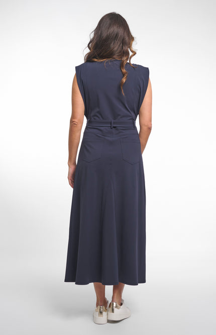 Zoso Travel Jurk Esther Navy 262 Stretchshop.nl