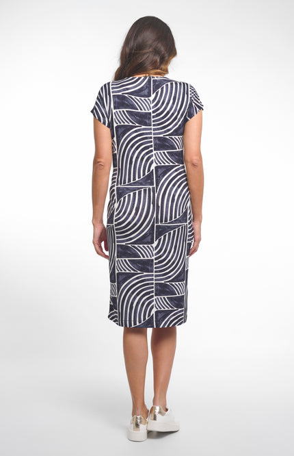 Zoso Jurk Claire Navy 262 Stretchshop.nl