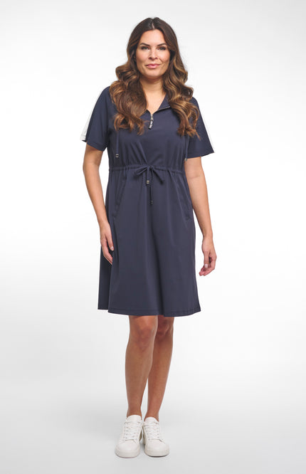 Zoso Jurk Simone Navy 262 Stretchshop.nl