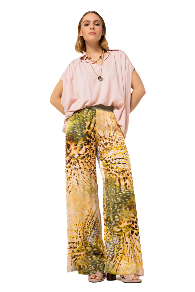 Caroline Biss Broek Safari Print Multi Color 1545-69 Stretchshop.nl