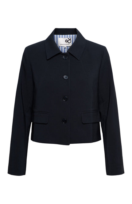 &Co woman Blazer Cameron Navy BZ160 Stretchshop.nl