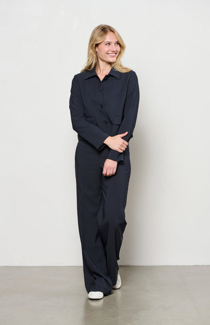 &Co woman Blazer Cameron Navy BZ160 Stretchshop.nl