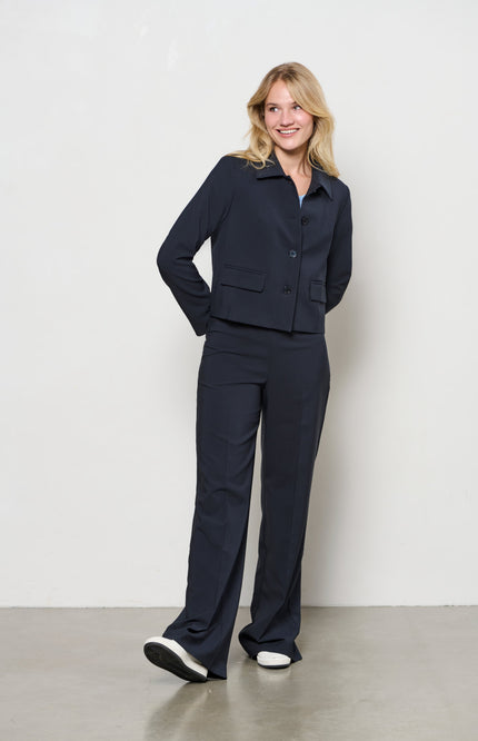 &Co woman Blazer Cameron Navy BZ160 Stretchshop.nl