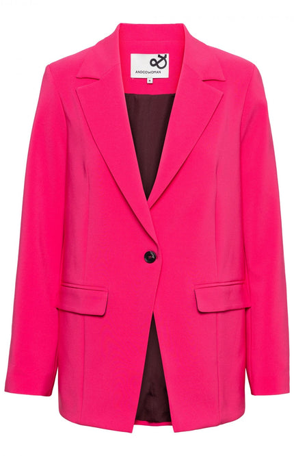 &Co woman Blazer cristal pink BZ157 Stretchshop.nl