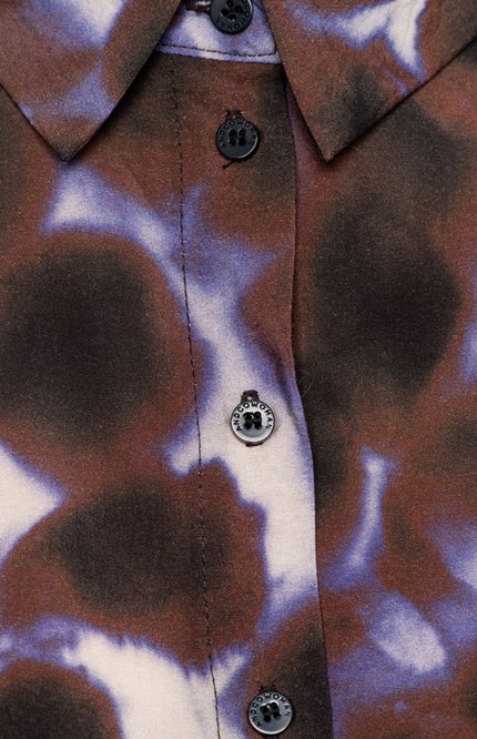 &Co woman Blouse Avin Purple Tie-Dye Iris Multi BL386 Stretchshop.nl