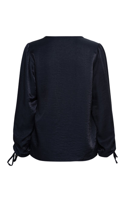 &Co woman Blouse Marbelle Navy BL404 Stretchshop.nl
