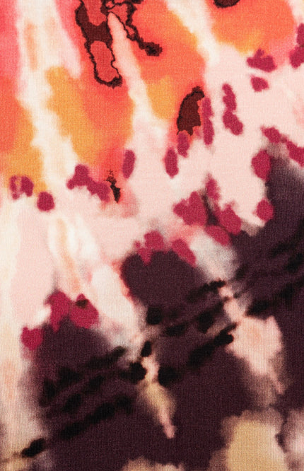 &Co woman Blouse Vineeta Tie-Dye Soft Pink Multi TO287 Stretchshop.nl