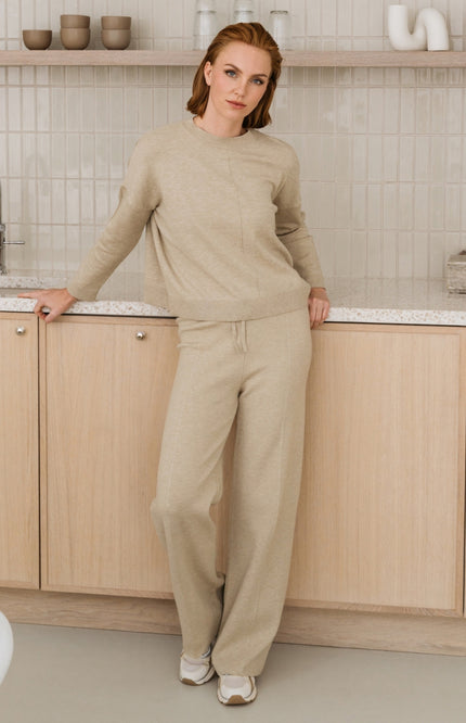 &Co woman Broek Basile Sand PA392 Stretchshop.nl