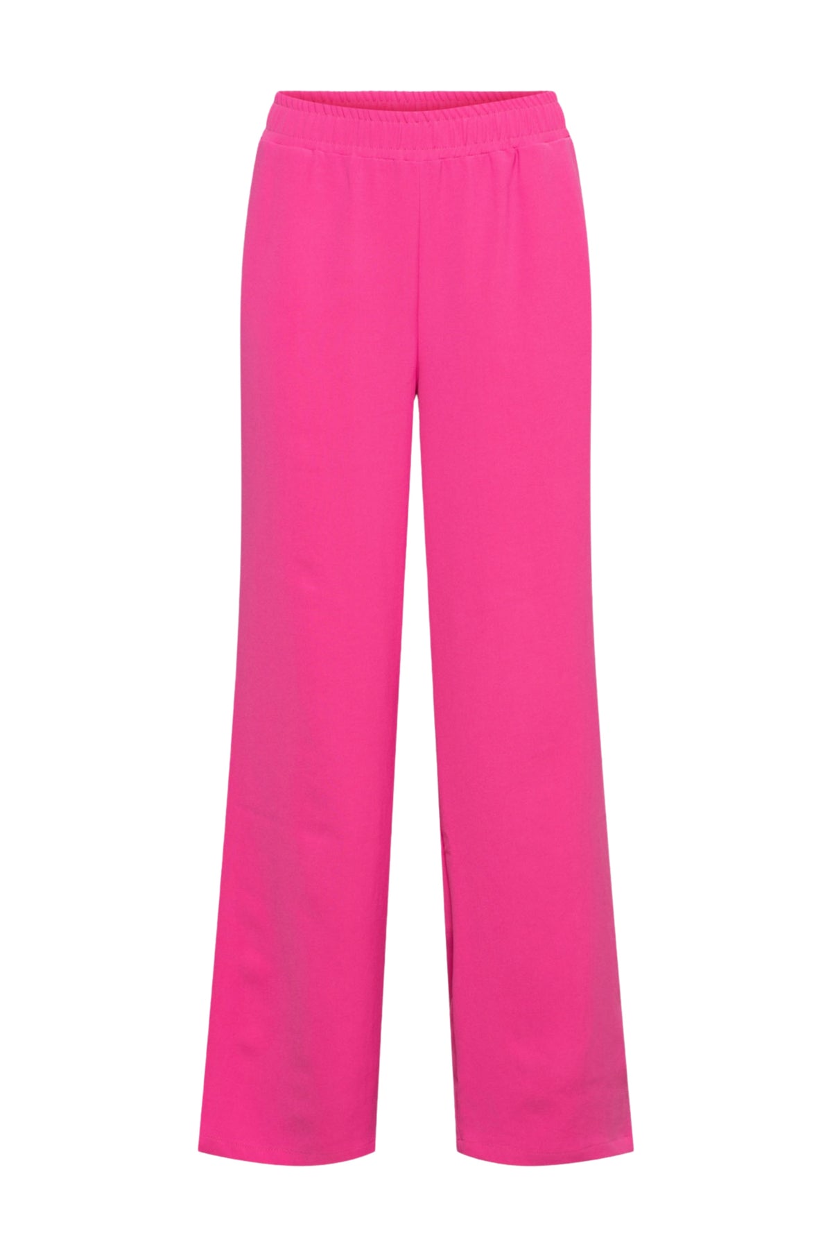 Lichte roze broek Nadine van &Co woman, casual mode, getailleerd model met elastische taille en comfortabel materiaal.