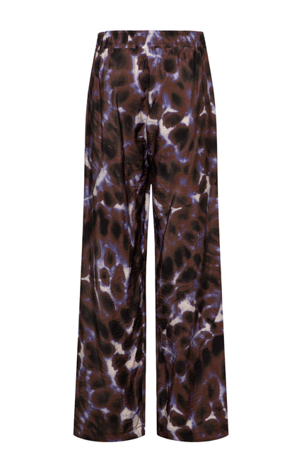 &Co woman Broek Nadine Purple Tie-Dye Iris Multi PA388 Stretchshop.nl