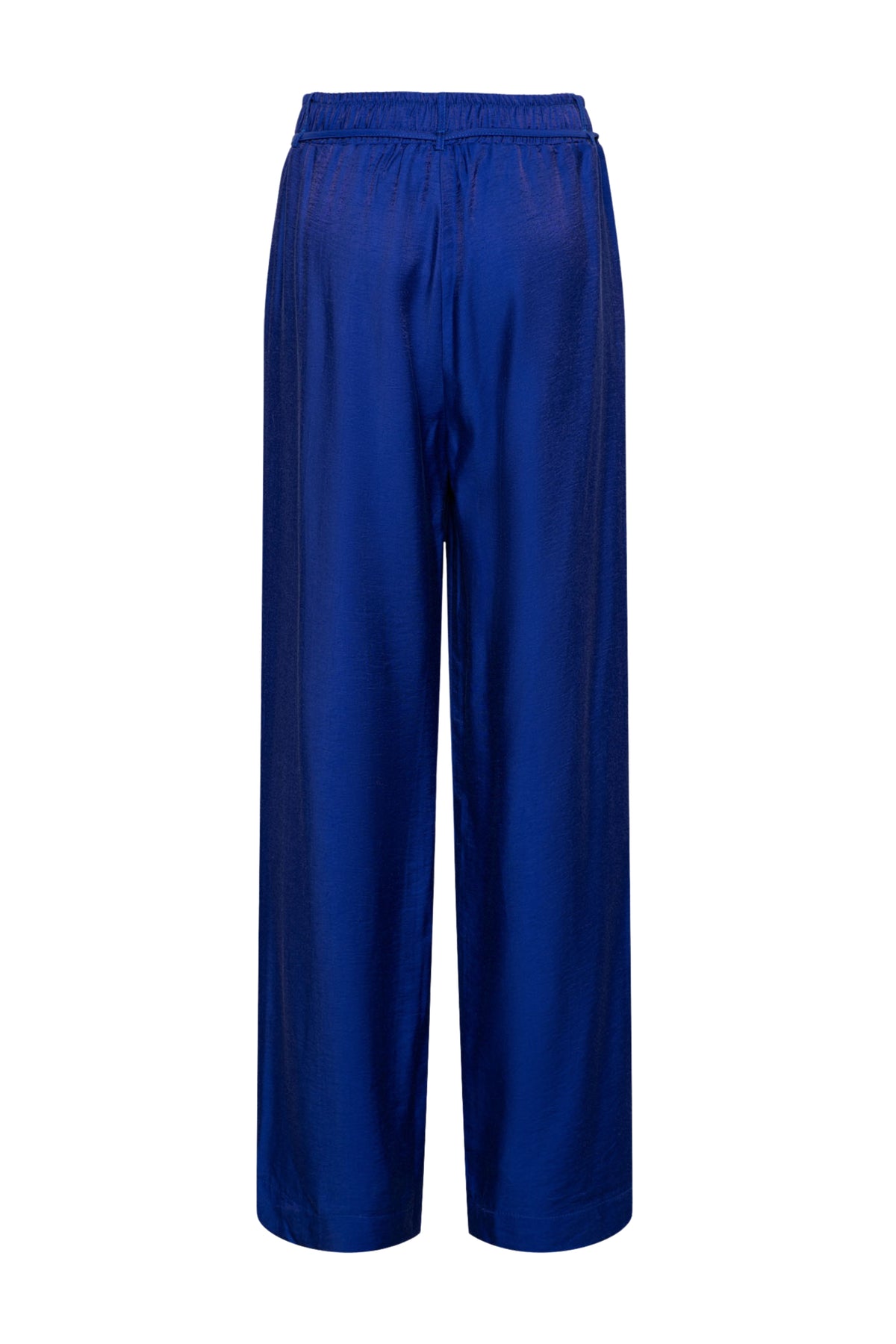 Lichte blauwe Solana Iris broek van &Co woman, comfortabel en stijlvol, met een losse pasvorm en elastische taille.