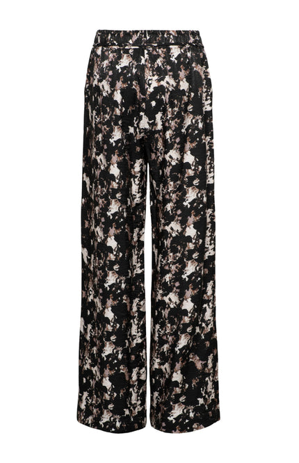 &Co woman Broek Solana Rock Chocolate Multi PA390 Stretchshop.nl