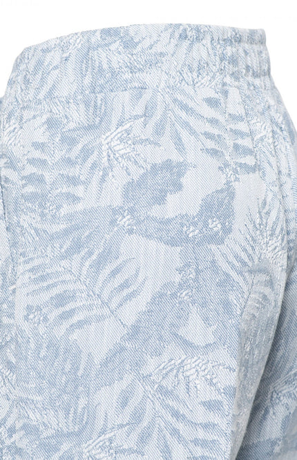 &Co woman Broek spencer light Blue Multi PA344 Stretchshop.nl