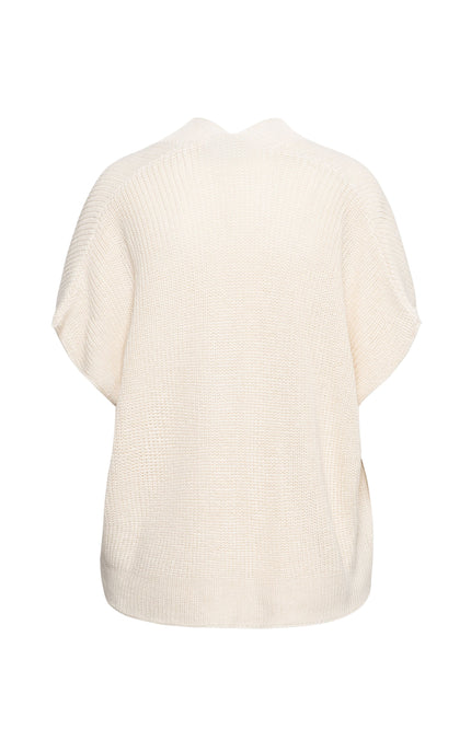 &Co woman Gilet Blakely Ecru GL110 Stretchshop.nl