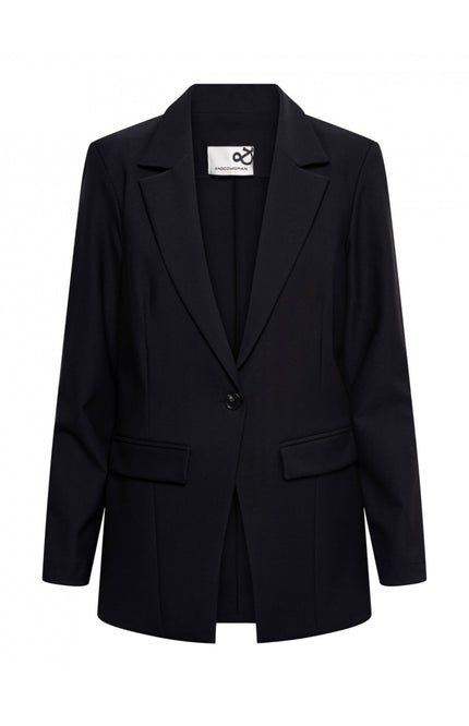 &Co woman Heavy Travel Blazer Philline Zwart BZ165 Stretchshop.nl