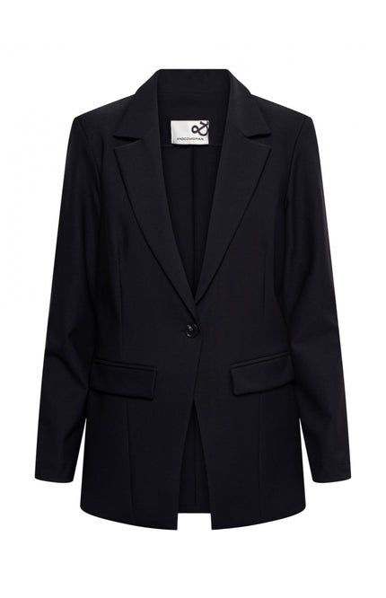 &Co woman Heavy Travel Blazer Philline Zwart BZ165 Stretchshop.nl