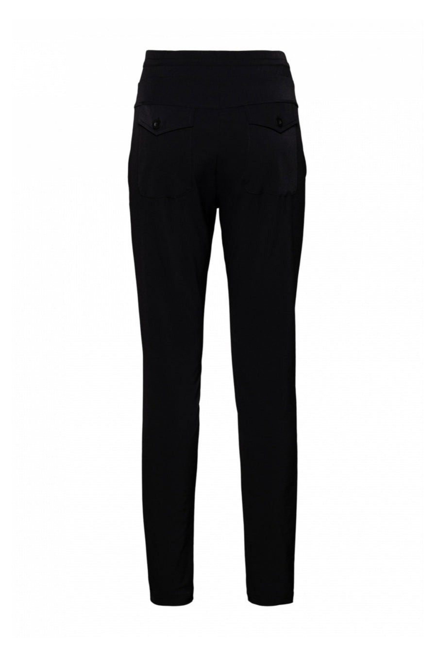Zwarte Penny Black PA347 reishousen van &Co Woman, comfortabel en geschikt voor lange reizen, met een losse pasvorm en stevige stof.