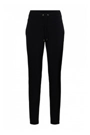 Dames zware reisbroek Penny Black PA347 van &Co Woman, comfortabel en stevig, donker zwart met praktische pasvorm.