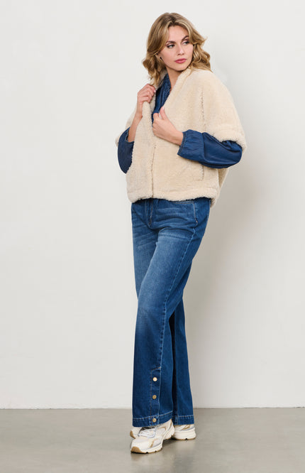 &Co woman Jeans Jacey Dark Denim PA393 Stretchshop.nl