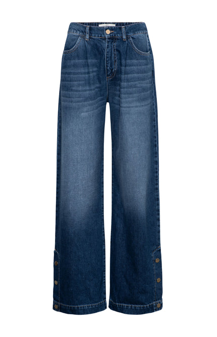 &Co woman Jeans Jacey Dark Denim PA393 Stretchshop.nl