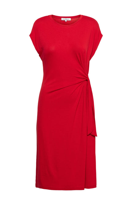 &Co woman Jurk Lizzy Stone Red DR281 Stretchshop.nl