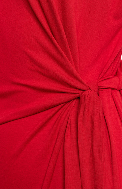 &Co woman Jurk Lizzy Stone Red DR281 Stretchshop.nl