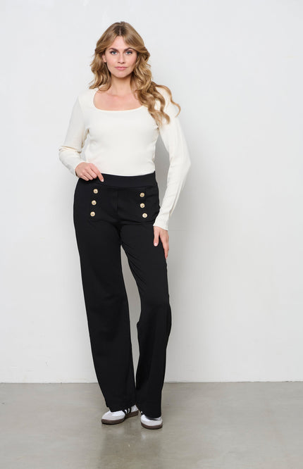 &Co woman T-shirt samara cream ts262 Stretchshop.nl