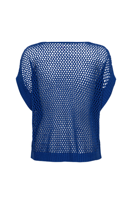 &Co woman Top Beth Cobalt PU131 Stretchshop.nl