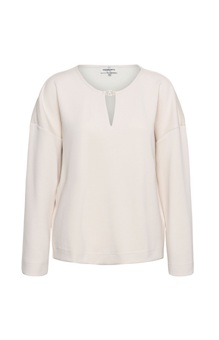 &Co woman Top Daca Beige TO308 Stretchshop.nl