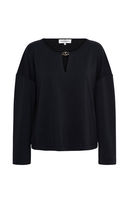 &Co woman Top Daca Black TO308 Stretchshop.nl
