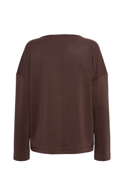 &Co woman Top Daca Chocolate TO308 Stretchshop.nl