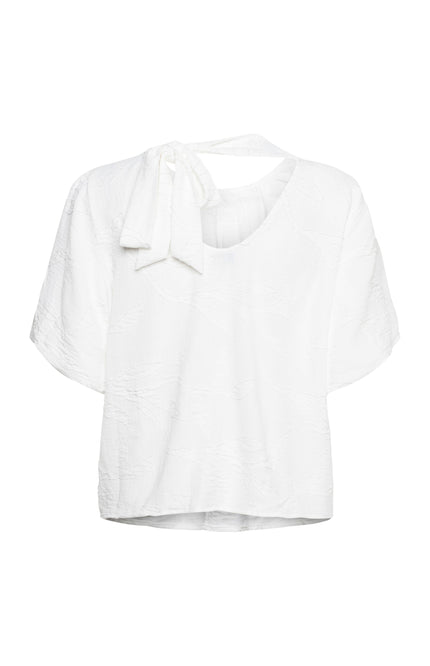 &Co woman Top Essie White TO295 Stretchshop.nl