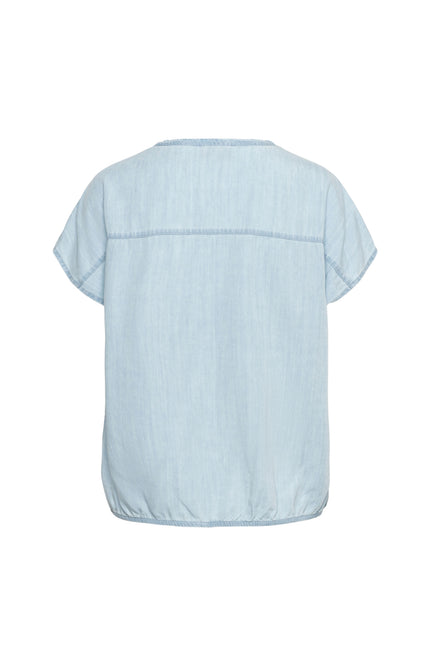 &Co woman Top Jessie Light Denim TO294 Stretchshop.nl