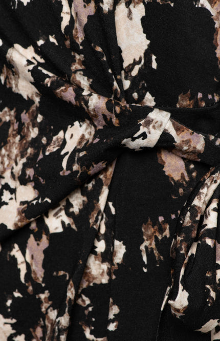 &Co woman Top Lizzy Rock Chocolate Multi TO312 Stretchshop.nl